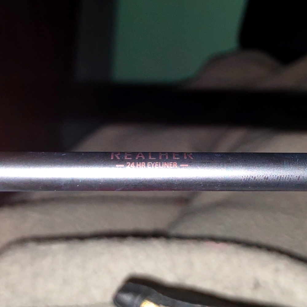 Black eyeliner pencil